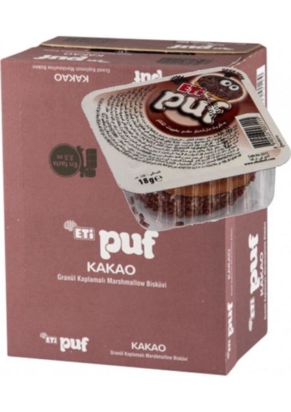 PUF KAKAOLU 18 gr x 48 fiyatları