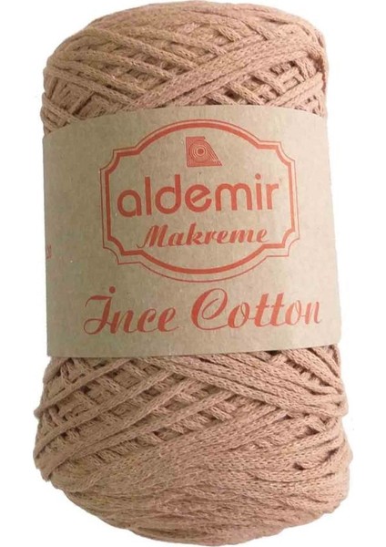 Angel Çanta Akssesuar Aldemir Ince Pamuk Makrome Sütlü Kahve No:9