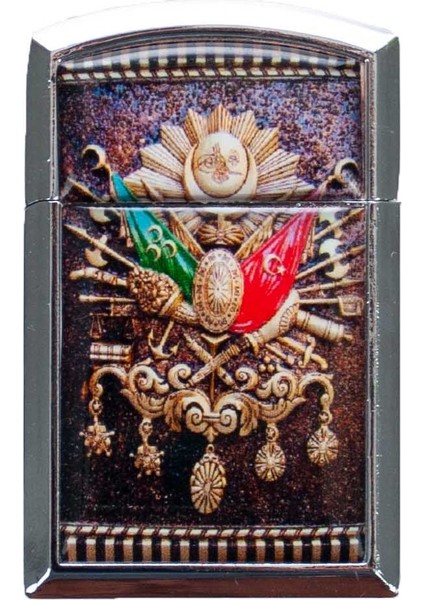 Metal Osmanlı Arması Gazlı Çakmak