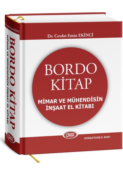 Data Yayınları Bordo Kitap: Mimar Ve Mühendisin İnşaat El Kitabı