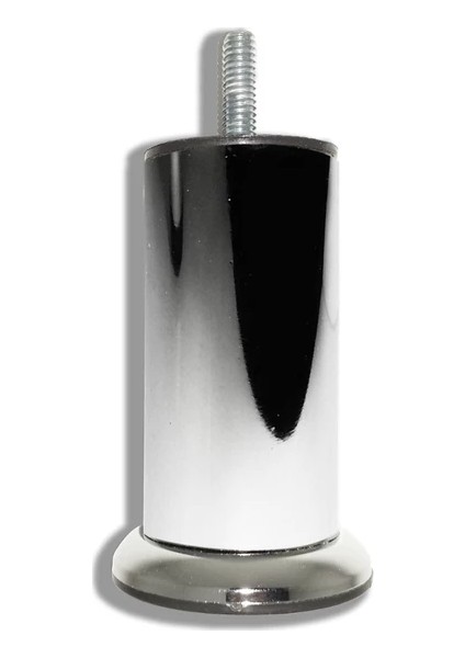 Baza Ayağı - Koltuk Ayağı - Kanepe Ayağı -12 cm - 4 Adet- M8 (Ince Diş)