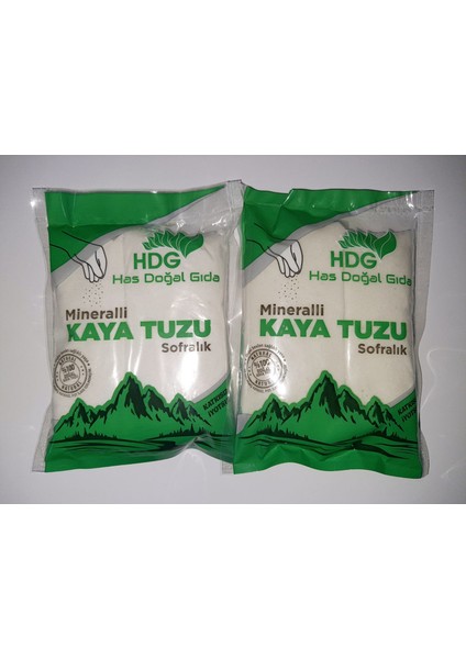 Mineralli Kaya Tuzu Öğütülmüş 500 gr x 2
