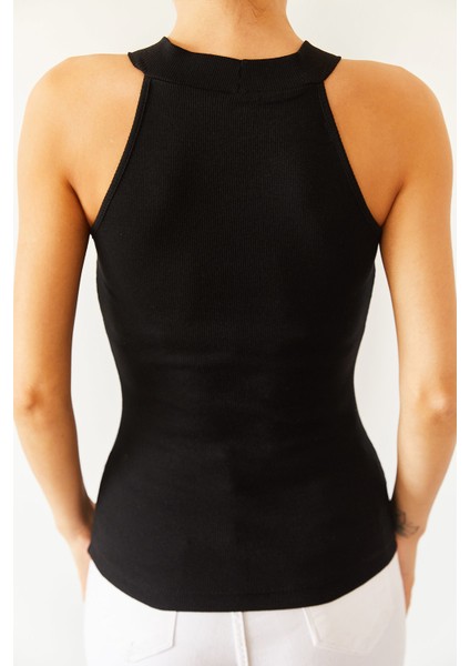 Siyah Karkorse Kolsuz Bluz 1KXK2-44687-02 fiyatları