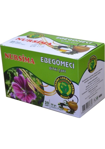 Ebegömeci Bitki Çayı 20 Adet