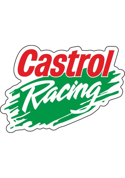 Castrol Racig Motorcu Sticker - 14167