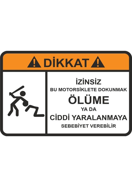 Motoruma Dokunma Sticker - 14093