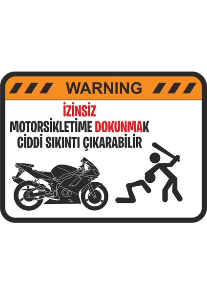 Motoruma Dokunma Sticker - 14092