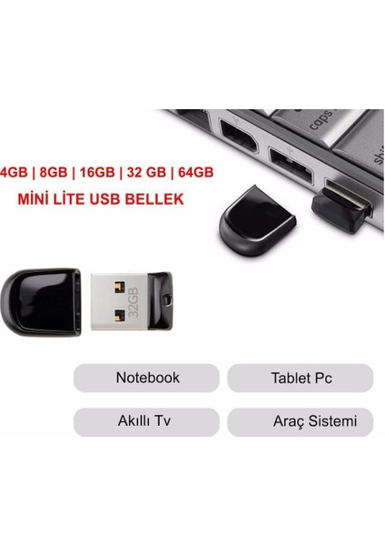 4gb Cruzer Fit Mini USB Bellek Cm-4