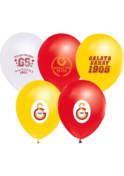 Galatasaray Temalı Latex Balon 12 Adet