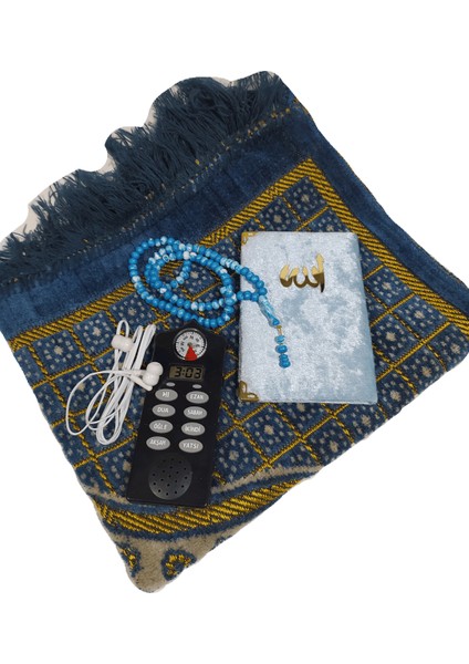 Namaz Öğreten Sesli Seccade Seti Lüks