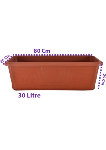 Dış Mekan Saksı, Renkli Sebze Saksısı 3 Adet 30 Lt, Derin Bahçe Saksısı fiyatları