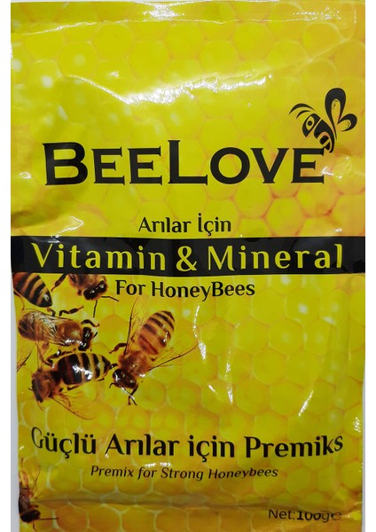 10 Paket Atarlar Arıcılık Beelove Arılar Için Vitamin ve Mineral 100 G