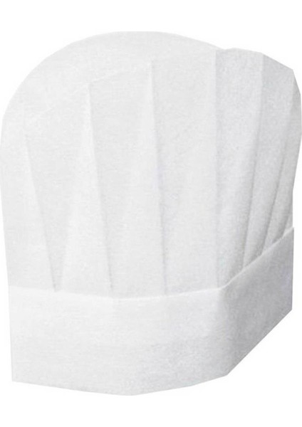 Tek Kullanımlık Aşçı Kepi 10 Adet