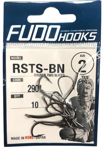 2901 Ryusen Çift Tırnak 3 No. Black Nickel Iğne 12'li Paket