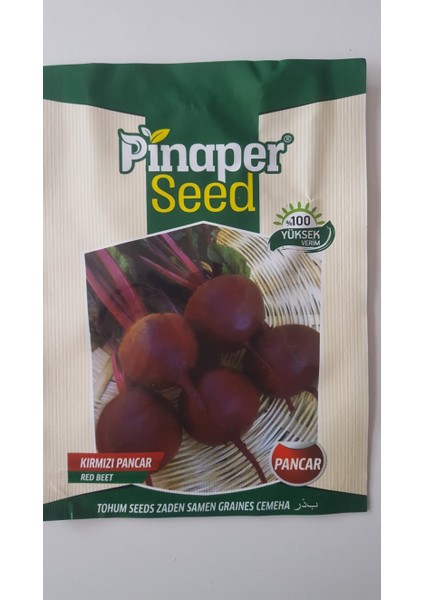 Pinaper Seed Kırmızı  Pancar Tohumu 1 Paket