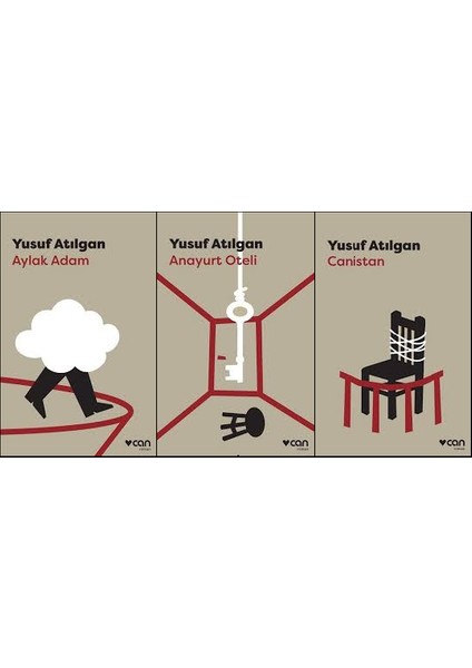 Yusuf Atılgan 3 Kitap Set (Canistan, Aylak Adam, Anayurt Oteli)