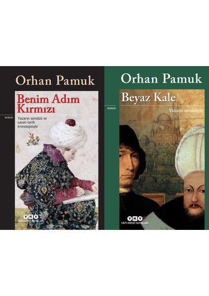 Benim Adım Kırmızı - Beyaz Kale - 2 Kitap - Orhan Pamuk