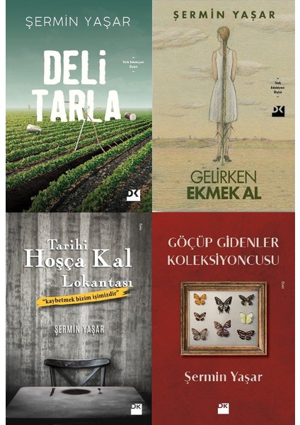 Deli Tarla - Gelirken Ekmek Al - Tarihi Hoşça Kal Lokantası - Göçüp Gidenler Koleksiyoncusu - 4 Kitap - Şermin Yaşar