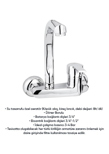 Talya Aplik Eviye Bataryası BLZ50443 indirimleri