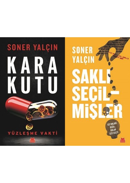 Soner Yalçın 2 Kitap Set (Kara Kutu, Saklı Seçilmişler)