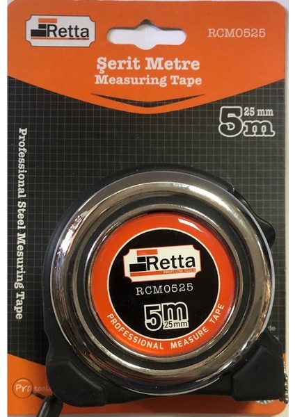 RCM0525 Şerit Metre 5 m