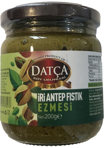 Datça Köy Ürünleri Iri Antep Fıstıklı Ezme 200 gr