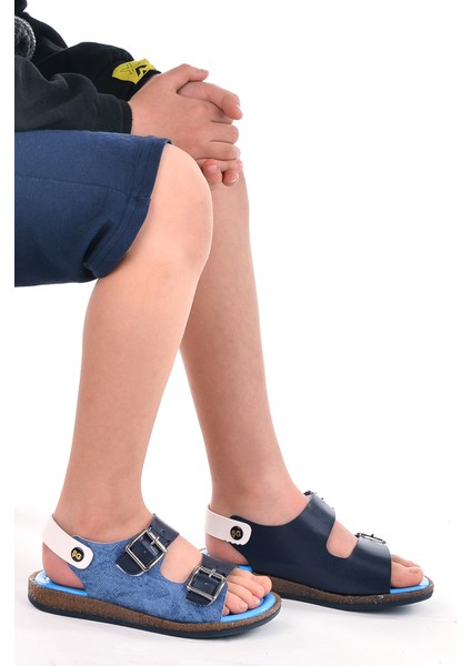 Kiko Şb 2330-39 Orto Pedik Erkek Çocuk Sandalet Terlik