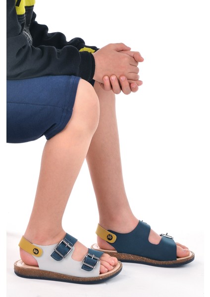 Kiko Şb 2330-39 Orto Pedik Erkek Çocuk Sandalet Terlik