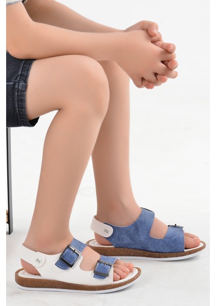 Kiko Şb 2330-39 Orto Pedik Erkek Çocuk Sandalet Terlik