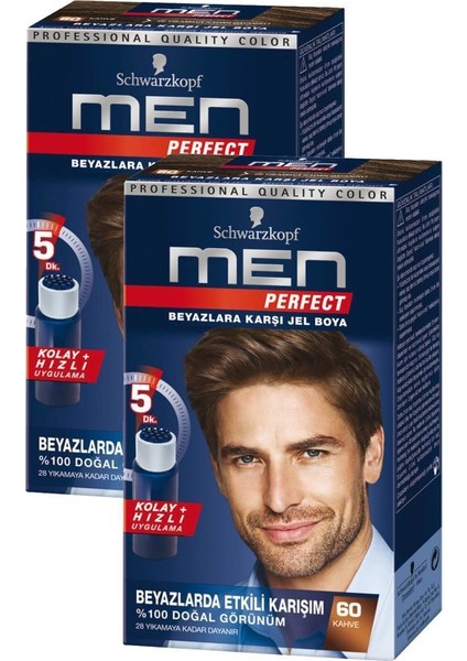Men Perfect 60 Kahve Saç Boyası X2