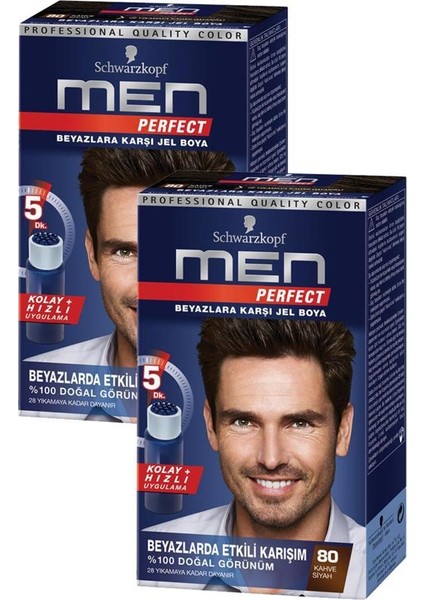 Men Perfect 80 Kahve Saç Boyası X2