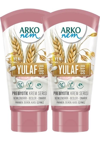 Nem Prebiyotik Krem Serisi Yulaf Sütü 60 ml X2