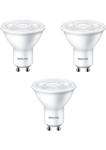 Essential 3.2-40W Kırık Beyaz Işık 4000K GU10 LED Spot Ampul 3 Adet