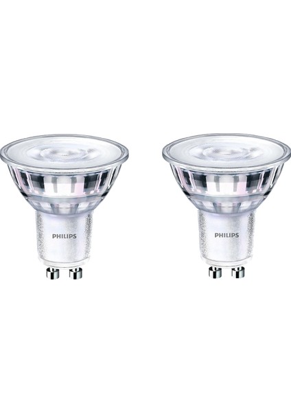 Corepro Dimmable 5-50W Kırık Beyaz Işık (Günışığı) 4000K GU10 Dimli LED Spot Ampul 2 Adet