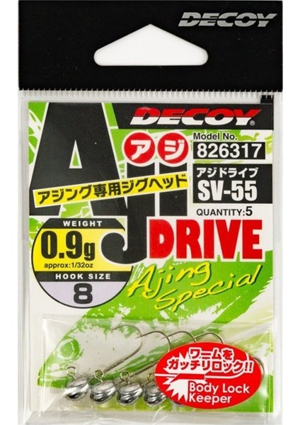 Sv-55 Aji Drive Jighead