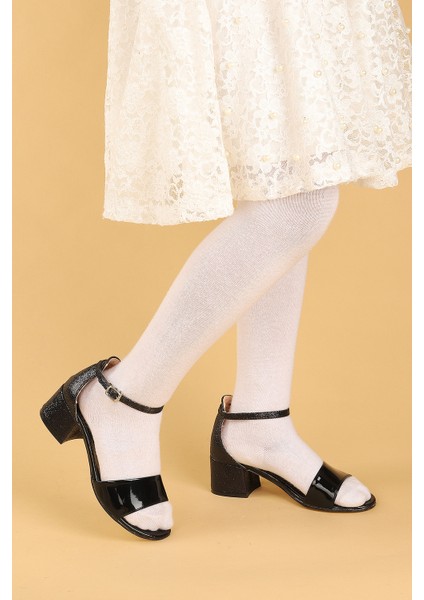 Kiko 768 Ayna Kum Günlük Kız Çocuk 3 cm Topuk Sandalet Ayakkabı modelleri