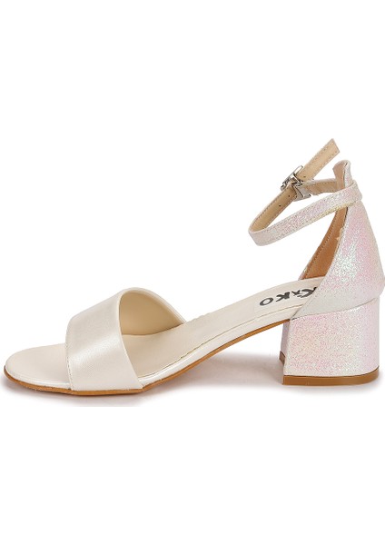 Kiko 768 Kum Cilt Günlük Kız Çocuk 3 cm Topuk Sandalet Ayakkabı indirimleri