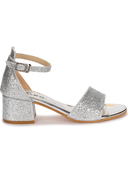 Kiko 769 Kum Simli Günlük Kız Çocuk 3 cm Topuk Sandalet Ayakkabı fırsatları