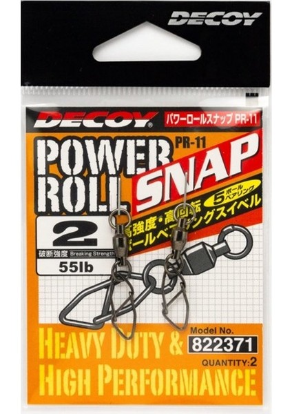 Pr-11 Power Roll Snap Rulmanlı Klips modelleri