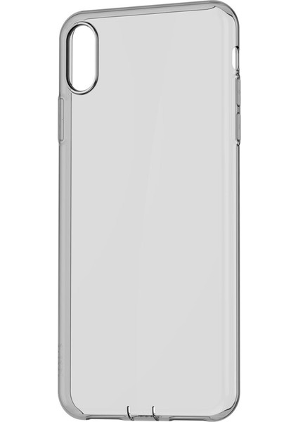 iPhone x Baseus Simplecity Serisi Tıpalı Silikon Kılıf Füme