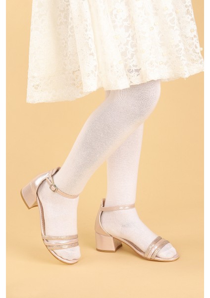 Kiko 766 Vakko Günlük Kız Çocuk 3 cm Topuk Sandalet Ayakkabı modelleri