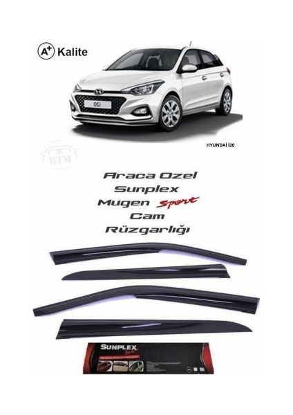 Hyundaı I 20 (15-19) 4 Lü Sunplex Cam Rüzgarlığı modelleri