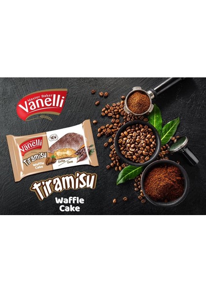 Tiramisu Waffle Kek 40 gr x 24'lü