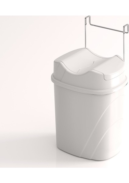 Sf007 Tekno-tel DOLAP İÇİ ASKILI YUTAN KAPAK ÇÖP KOVASI KROM+BEYAZ Fiyatı
