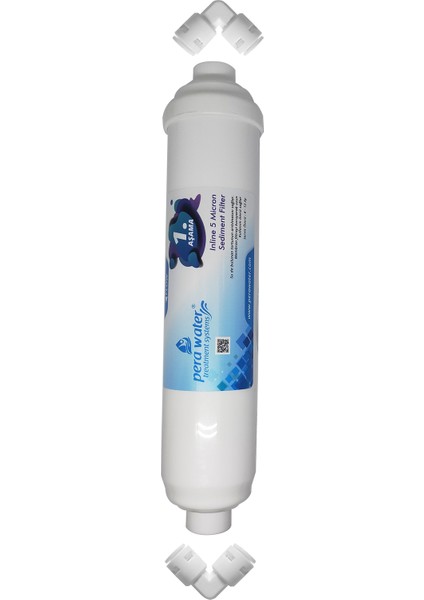 Kapalı Kasa Su Arıtma Cihazlarına Uygun Inline 5 Micron Sediment Filtre