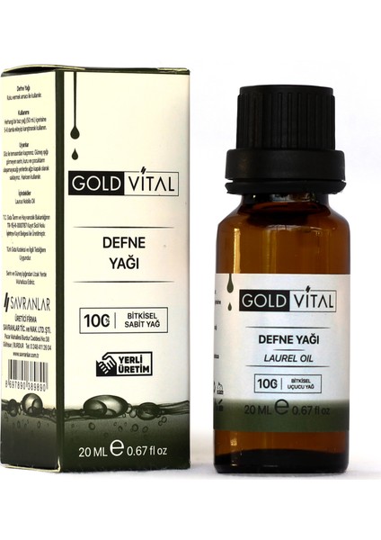 Gold Vital Defne Yağı 20ML