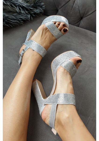 4174 Abiye Flatform Taşlı 19 Pont
