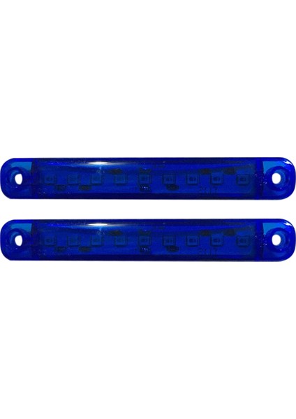 Mavi Parmak LED 9 Led'li x 2 Adet - Yerli Üretim