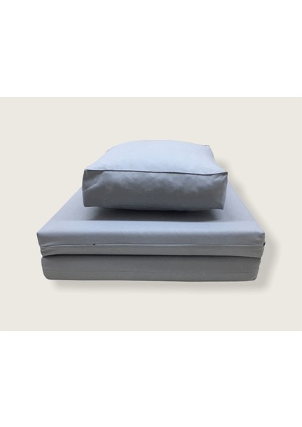 Kabuk Dolgulu 40X40X12 cm Kare Meditasyon Minderi - 60X120X5 Meditasyon Yatağı - Ikili Set modelleri