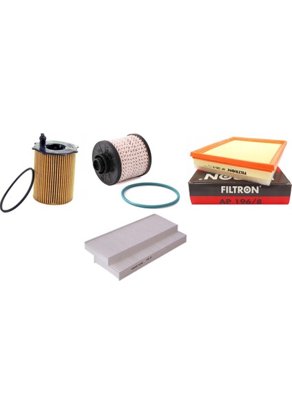 Peugeot 5008 Iı 1.6 Bluehdi Filtre Bakım Seti (2016-2019)